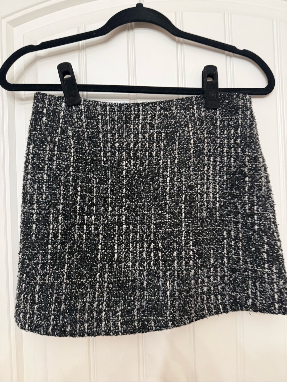 Forever 21 Black and White Tweed Mini Skirt